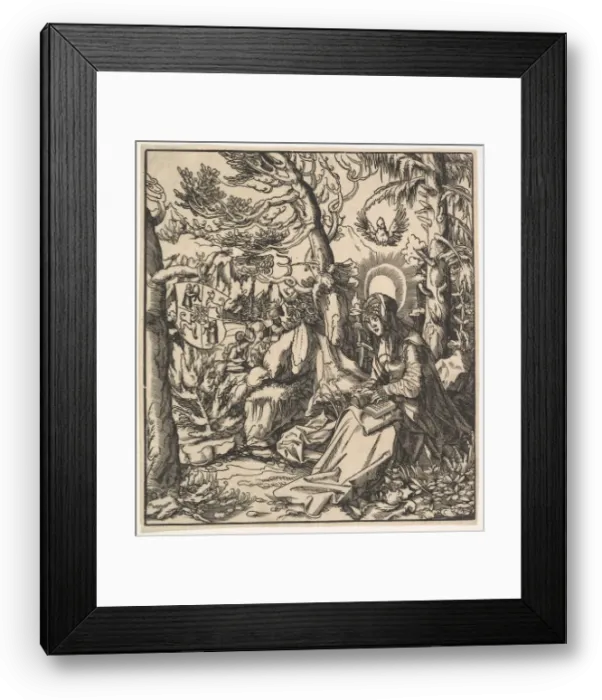 Framed Print : Saint Ita (of Toggenburg), from the Habsburg Saints, 1516-18. Creator: Leonhard Beck Framed Print : Saint Ita (of Toggenburg), from the Habsburg Saints, 1516-18. Creator: Leonhard Beck