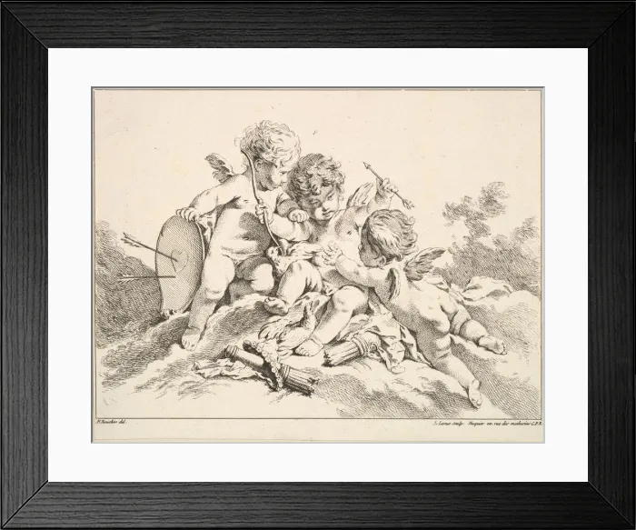 Framed Print : Air. Creator: Louis Felix de la Rue Framed Print : Air. Creator: Louis Felix de la Rue