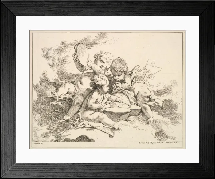 Framed Print : Earth. Creator: Louis Felix de la Rue Framed Print : Earth. Creator: Louis Felix de la Rue