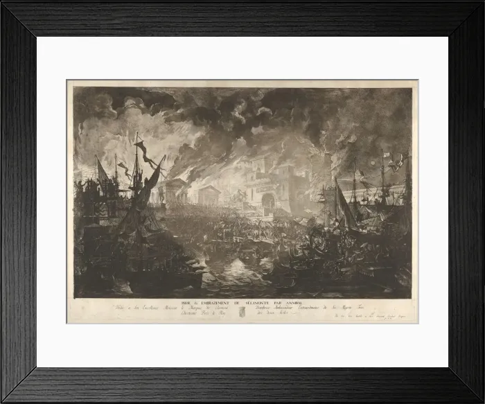 Framed Print : The Capture of Selinus by Hannibal. n. d. Creator: Louis Jean Desprez Framed Print : The Capture of Selinus by Hannibal. n. d. Creator: Louis Jean Desprez