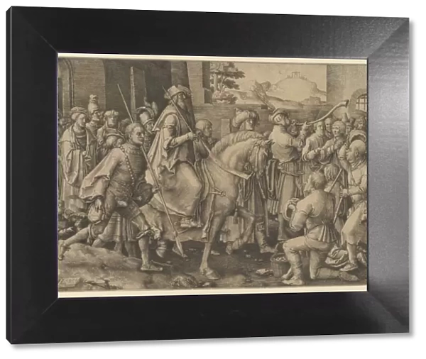 The Triumph of Mordecai, 1515. Creator: Lucas van Leyden