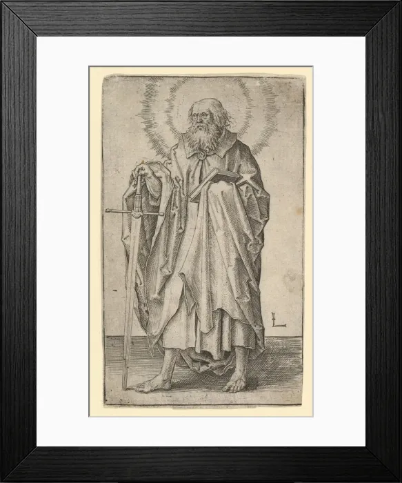 Framed Print : St. Paul, ca. 1510. Creator: Lucas van Leyden Framed Print : St. Paul, ca. 1510. Creator: Lucas van Leyden