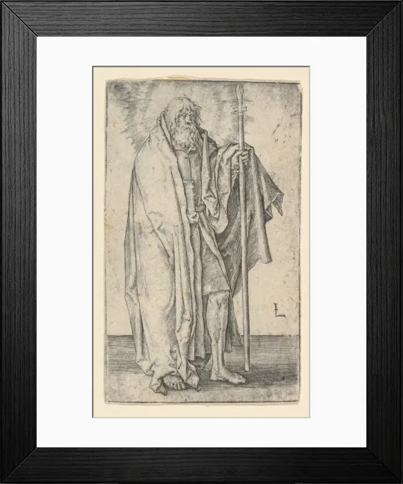 Framed Print : St. Thomas, ca. 1510. Creator: Lucas van Leyden Framed Print : St. Thomas, ca. 1510. Creator: Lucas van Leyden