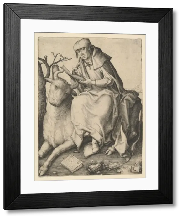 Framed Print : St. Luke, ca. 1508. Creator: Lucas van Leyden Framed Print : St. Luke, ca. 1508. Creator: Lucas van Leyden
