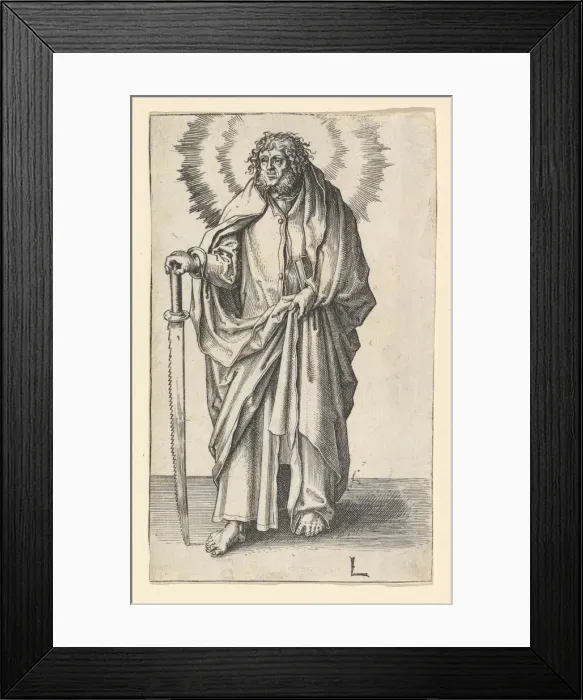 Framed Print : St. Simon, ca. 1510. Creator: Lucas van Leyden Framed Print : St. Simon, ca. 1510. Creator: Lucas van Leyden