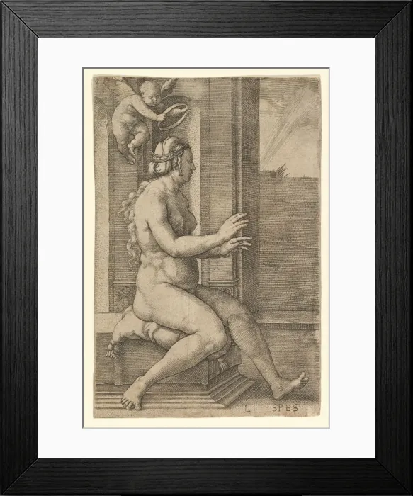 Framed Print : Hope, 1530. Creator: Lucas van Leyden Framed Print : Hope, 1530. Creator: Lucas van Leyden