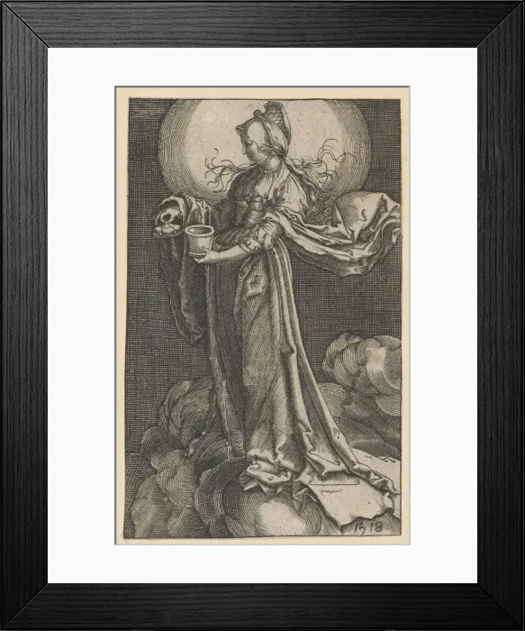 Framed Print : St. Mary Magdalene on the Clouds (copy), 1518 (?). Creator: Unknown Framed Print : St. Mary Magdalene on the Clouds (copy), 1518 (?). Creator: Unknown