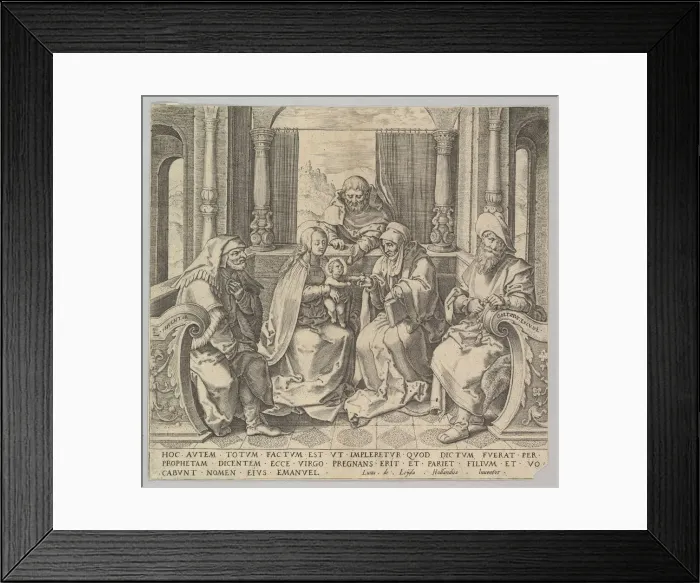 Framed Print : The Holy Kindred, (Virgin and Child with Joseph, Anne and Two Male Saints) (copy). n. d Framed Print : The Holy Kindred, (Virgin and Child with Joseph, Anne and Two Male Saints) (copy). n. d