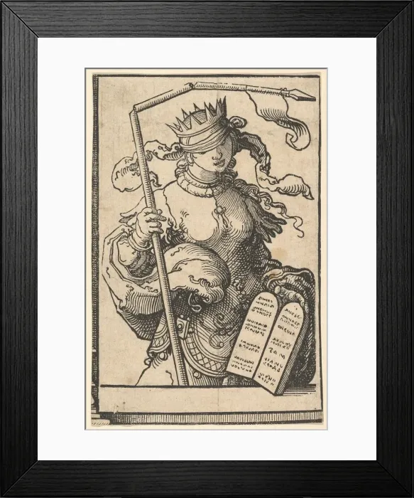 Framed Print : The Old Testament (or Synagogue), from the series of Sibyls, ca. 1530 Framed Print : The Old Testament (or Synagogue), from the series of Sibyls, ca. 1530