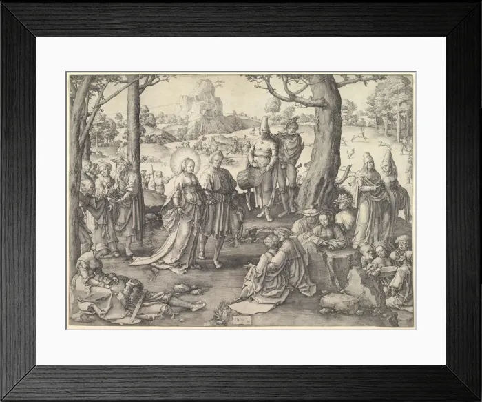 Framed Print : Dance of St. Mary Magdalene, 1519. Creator: Unknown Framed Print : Dance of St. Mary Magdalene, 1519. Creator: Unknown