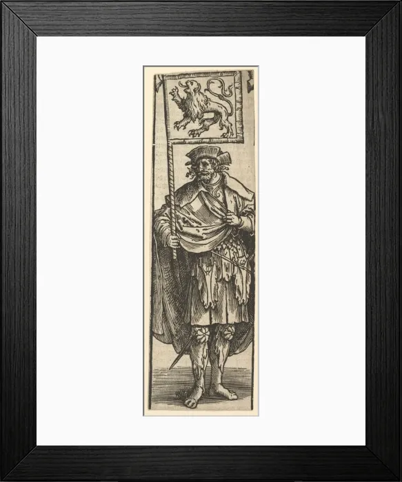Framed Print : Dirk First Count of Holland, 1517. Creator: Lucas van Leyden Framed Print : Dirk First Count of Holland, 1517. Creator: Lucas van Leyden