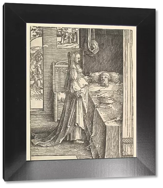 Jezebel Promising Naboths Vineyards to King Ahab, ca. 1517. Creator: Lucas van Leyden