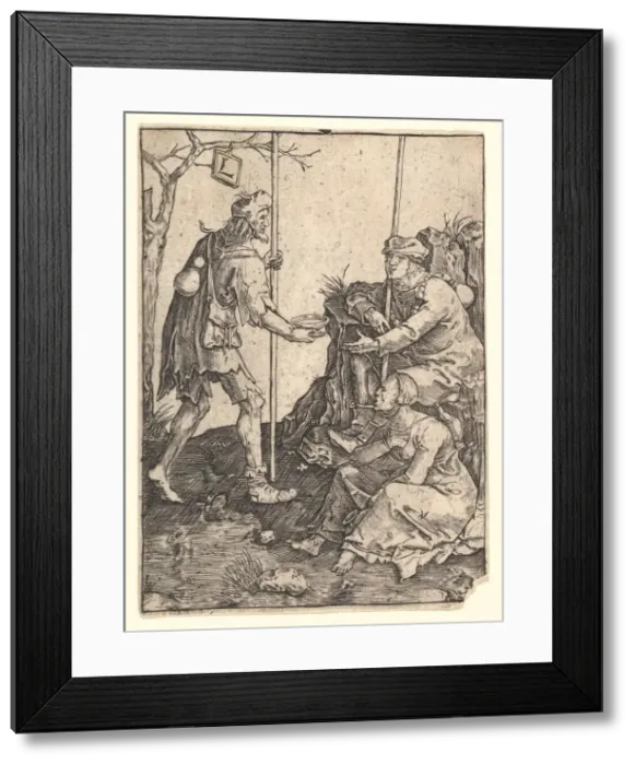 Framed Print : The Beggars. n. d. Creator: Unknown Framed Print : The Beggars. n. d. Creator: Unknown