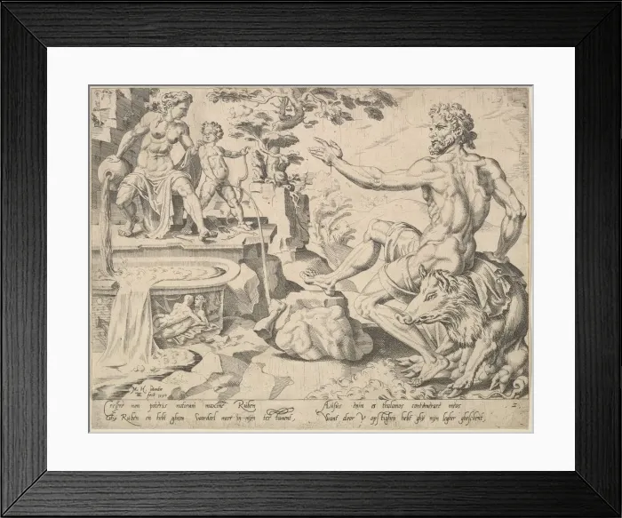 Framed Print : Reuben [Genesis 49: 3-4], from the series The Twelve Patriarchs, 1550