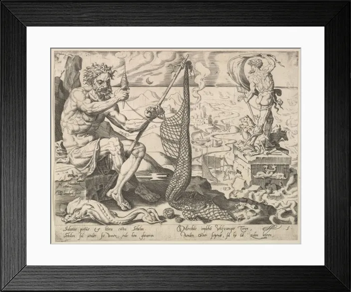 Framed Print : Zebulun, from the series The Twelve Patriarchs, 1550. Creator: Dirck Volkertsen Coornhert Framed Print : Zebulun, from the series The Twelve Patriarchs, 1550. Creator: Dirck Volkertsen Coornhert