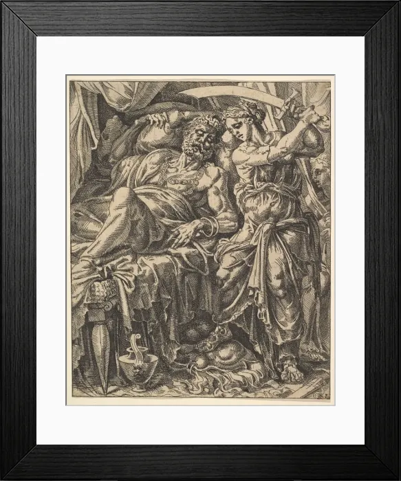 Framed Print : Judith Slaying Holofernes, from The Story of Judith and Holofernes Framed Print : Judith Slaying Holofernes, from The Story of Judith and Holofernes
