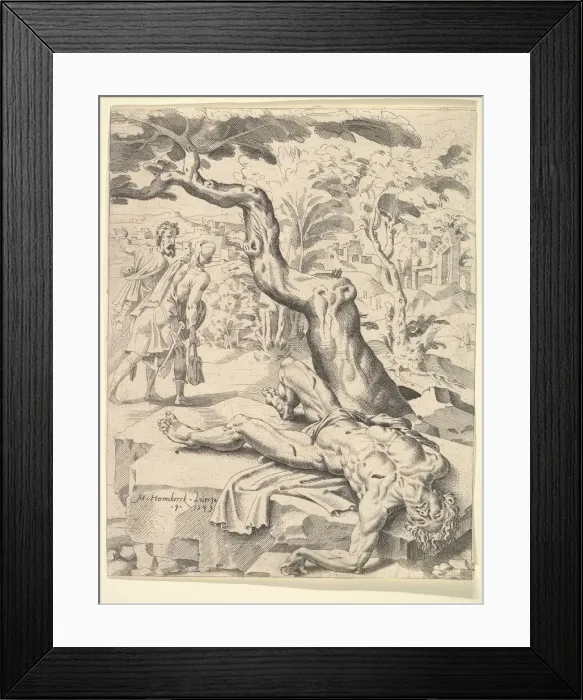 Framed Print : The Parable of the Good Samaritan, 1549. Creator: Dirck Volkertsen Coornhert Framed Print : The Parable of the Good Samaritan, 1549. Creator: Dirck Volkertsen Coornhert