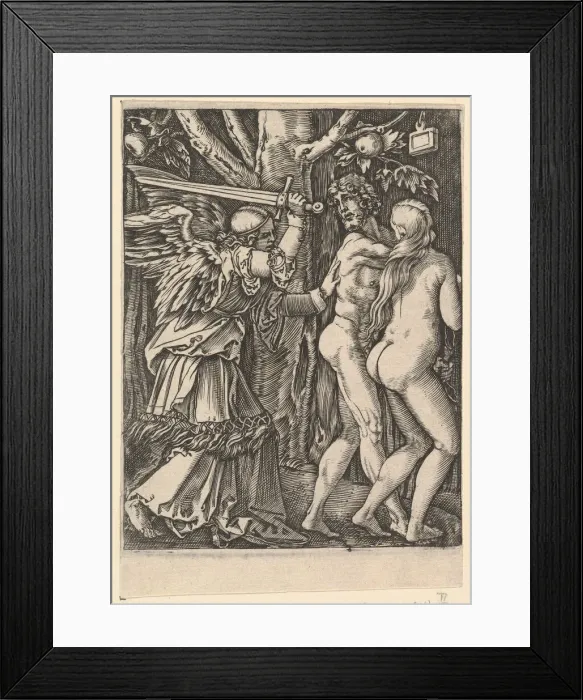 Framed Print : The Expulsion from the Paradise, after Dürer, ca. 1500-1534 Framed Print : The Expulsion from the Paradise, after Dürer, ca. 1500-1534