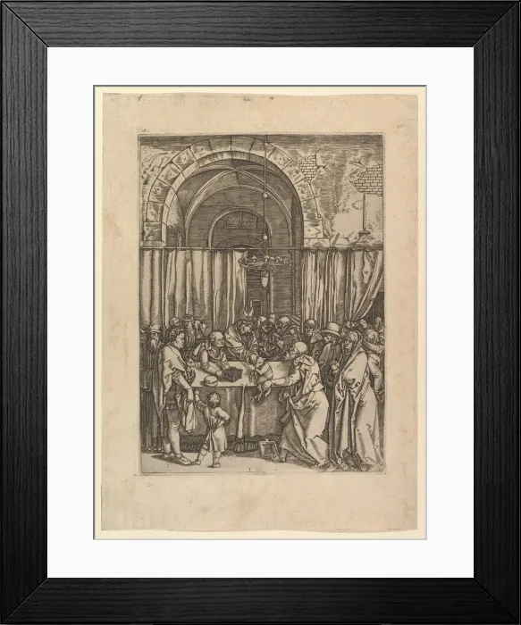 Framed Print : High priest refusing sacrificial lamb from Joachim, after Dürer, ca. 1500-1534 Framed Print : High priest refusing sacrificial lamb from Joachim, after Dürer, ca. 1500-1534