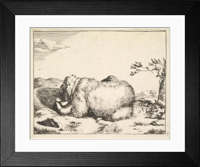 Framed Print : from The Set of The Bears, ca. 1664. Creator: Marcus de Bye Framed Print : from The Set of The Bears, ca. 1664. Creator: Marcus de Bye