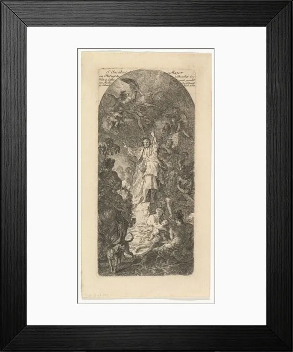 Framed Print : St. James the Greater Preaching, ca. 1764. Creator: Martin Johann Schmidt Framed Print : St. James the Greater Preaching, ca. 1764. Creator: Martin Johann Schmidt