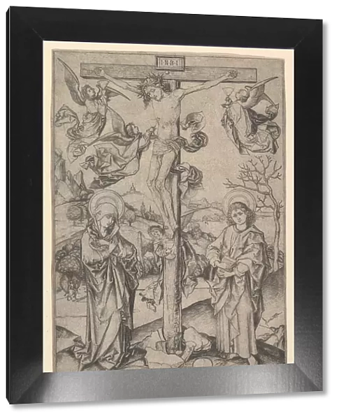 The Crucifixion with Four Angels, ca. 1435-1491. Creator: Martin Schongauer