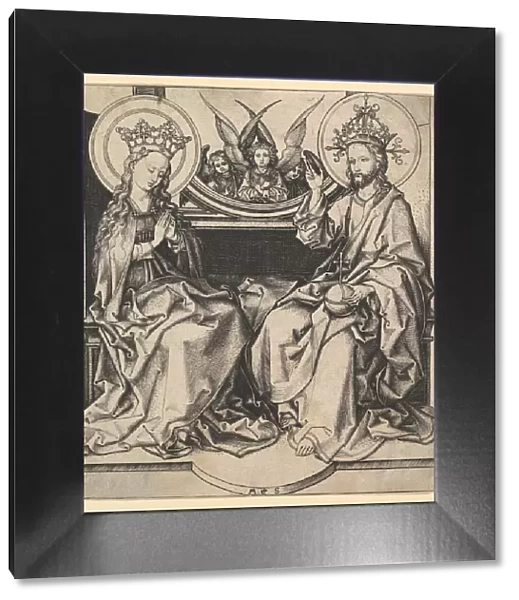 The Enthronement of the Virgin, ca. 1435-1491. Creator: Martin Schongauer