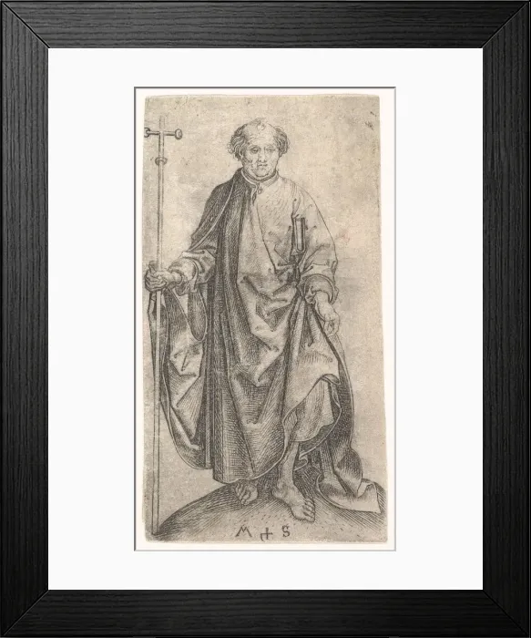 Framed Print : St. Philipp, ca. 1435-1491. Creator: Martin Schongauer Framed Print : St. Philipp, ca. 1435-1491. Creator: Martin Schongauer