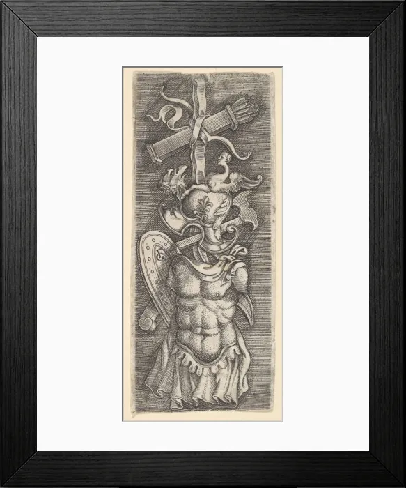 Framed Print : Trophy, mid-16th century. Creator: Master FG Framed Print : Trophy, mid-16th century. Creator: Master FG