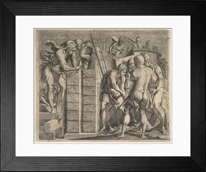 Framed Print : Cadmus Founding Thebes, ca. 1543-44. Creator: Master of the Story of Cadmus Framed Print : Cadmus Founding Thebes, ca. 1543-44. Creator: Master of the Story of Cadmus