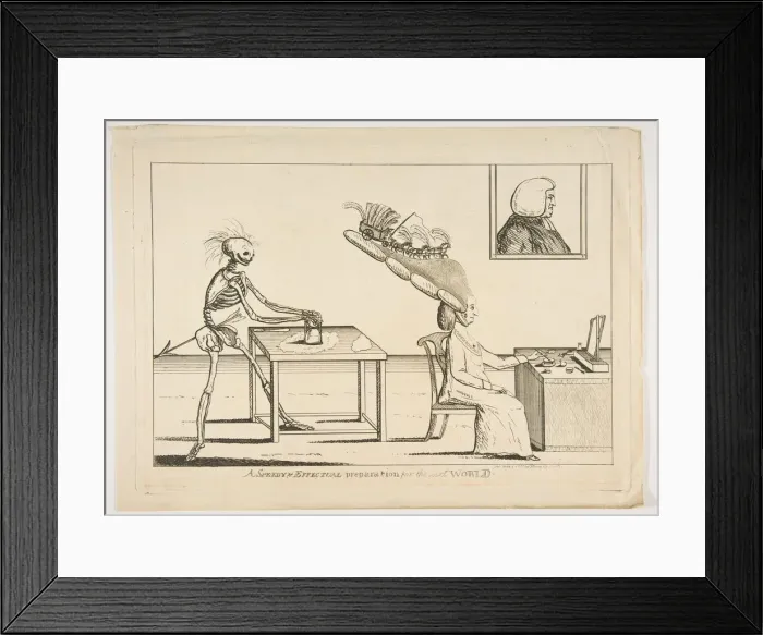 Framed Print : A Speedy & Effectual Preparation for the Next World, May 1, 1777 Framed Print : A Speedy & Effectual Preparation for the Next World, May 1, 1777