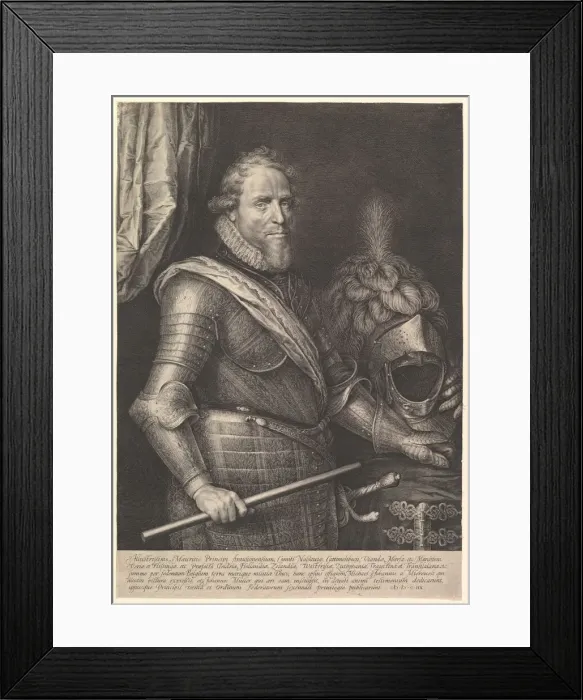 Framed Print : Prince Maurits of Orange, 1608. Creator: Michiel Jansz van Miereveld Framed Print : Prince Maurits of Orange, 1608. Creator: Michiel Jansz van Miereveld