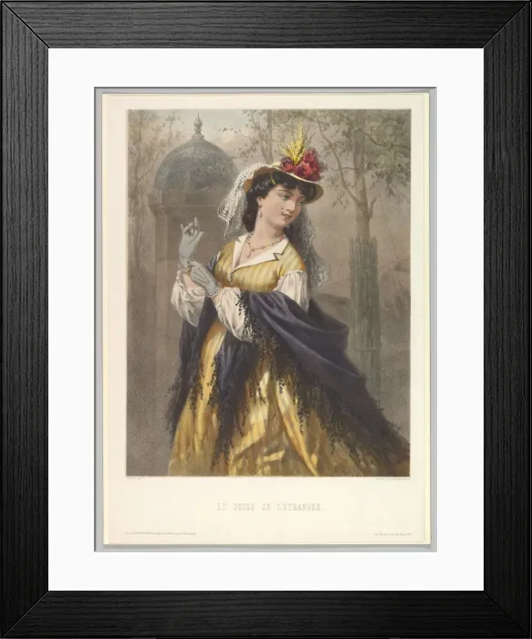 Framed Print : Le Guide de L Etranger. Creator: Morlon Framed Print : Le Guide de L Etranger. Creator: Morlon