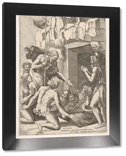Christ in Limbo, after Raphael, 1541. Creator: Nicolas Beatrizet