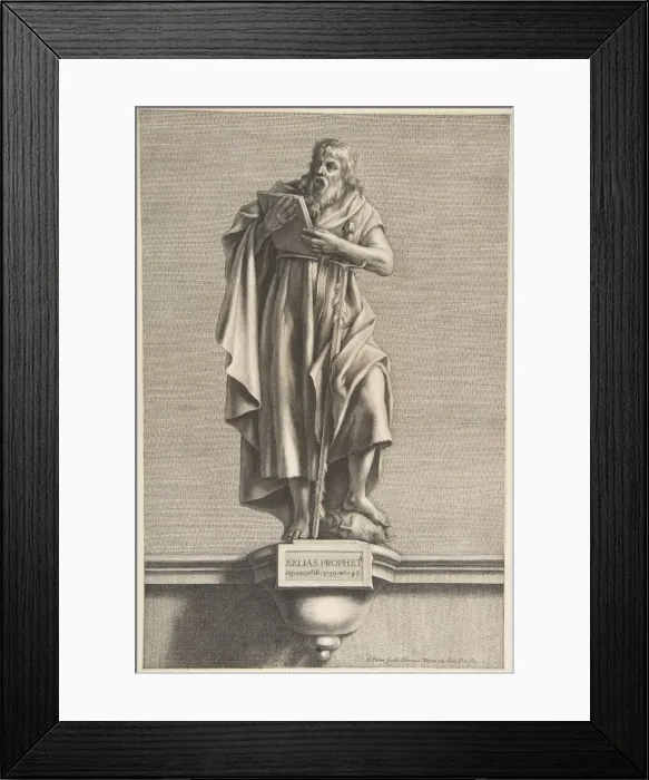 Framed Print : The Prophet Elias. n. d. Creator: Nicolas Pitau Framed Print : The Prophet Elias. n. d. Creator: Nicolas Pitau