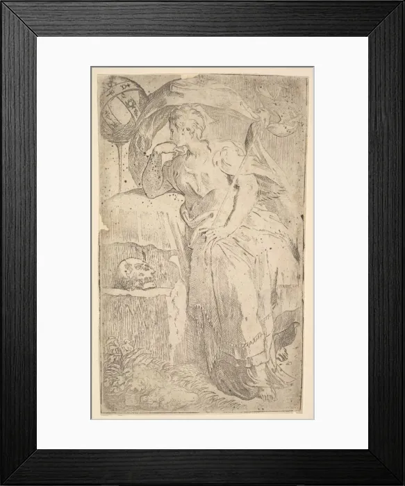 Framed Print : Astrology, early 16th century. Creator: Parmigianino Framed Print : Astrology, early 16th century. Creator: Parmigianino
