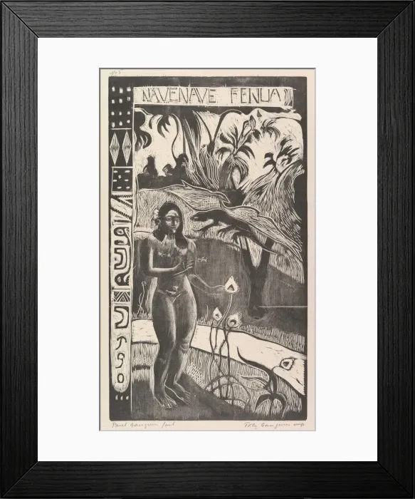 Framed Print : Delightful Land, 1893-94. Creator: Paul Gauguin Framed Print : Delightful Land, 1893-94. Creator: Paul Gauguin