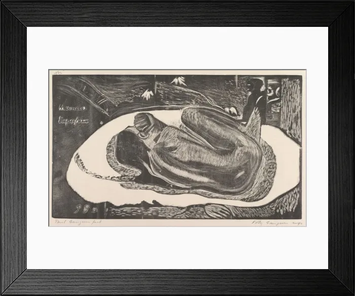 Framed Print : Spirit of the Dead Watching (Manao Tupapau), from Fragrance (Noa Noa), 1893-94 Framed Print : Spirit of the Dead Watching (Manao Tupapau), from Fragrance (Noa Noa), 1893-94