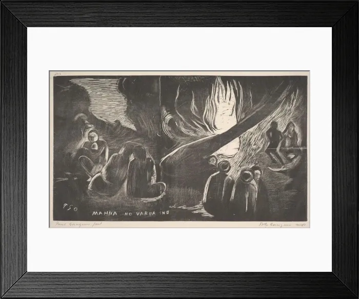 Framed Print : The Devil Speaks, 1893-94. Creator: Paul Gauguin Framed Print : The Devil Speaks, 1893-94. Creator: Paul Gauguin
