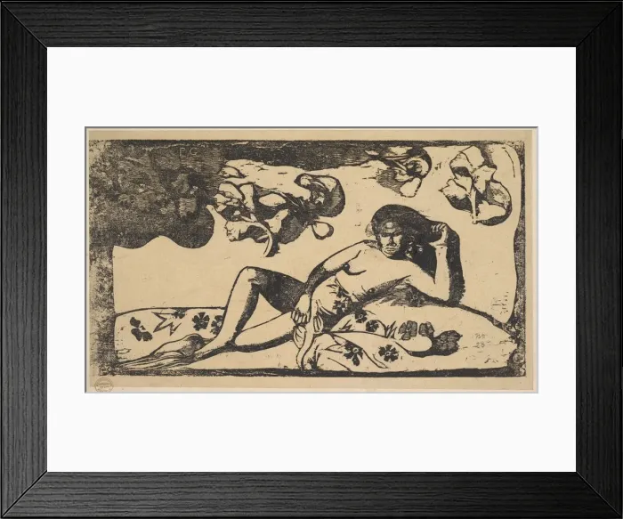 Framed Print : The Queen of Beauty - Langorous, 1898. Creator: Paul Gauguin Framed Print : The Queen of Beauty - Langorous, 1898. Creator: Paul Gauguin