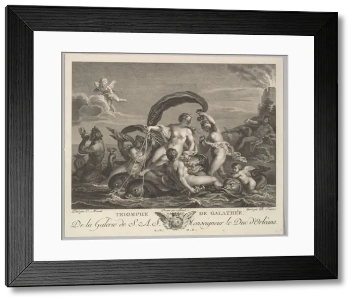 Framed Print : The Triumph of Galatea. Creator: Philippe Triere Framed Print : The Triumph of Galatea. Creator: Philippe Triere