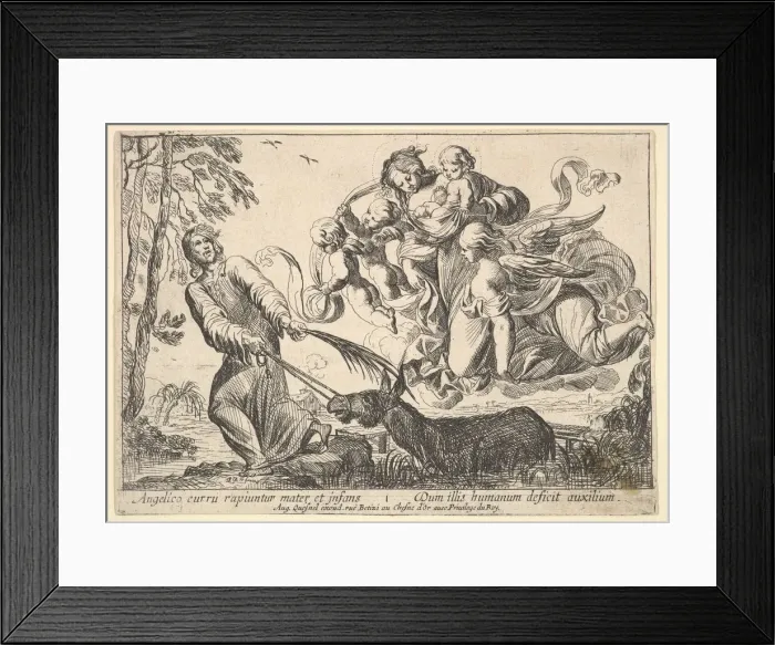 Framed Print : Angels Lifting Virgin and Child, 1610-42. Creator: Pierre Brebiette Framed Print : Angels Lifting Virgin and Child, 1610-42. Creator: Pierre Brebiette