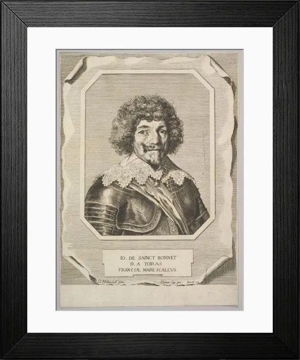 Framed Print : Jean de Saint-Bonnet, marquis de Toiras. Creator: Pierre Daret Framed Print : Jean de Saint-Bonnet, marquis de Toiras. Creator: Pierre Daret