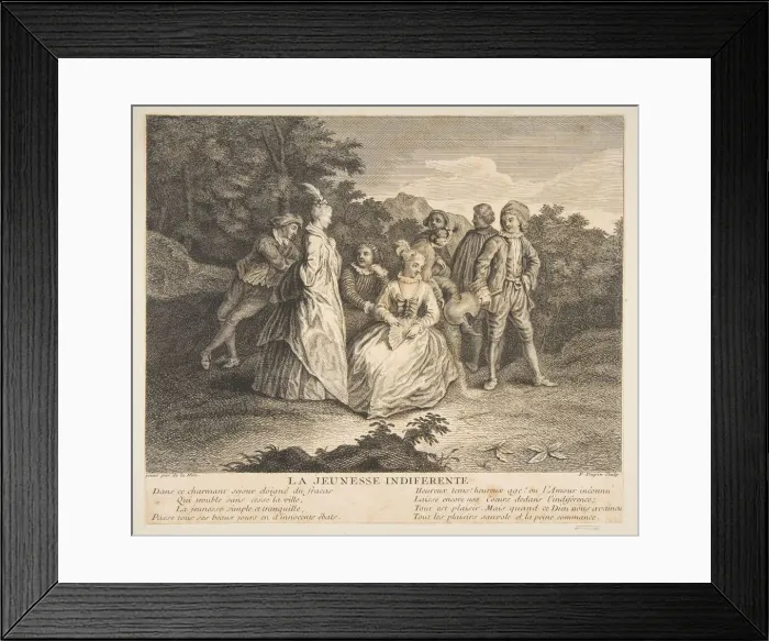 Framed Print : La Jeunesse indifferente. Creator: Pierre Dupin Framed Print : La Jeunesse indifferente. Creator: Pierre Dupin