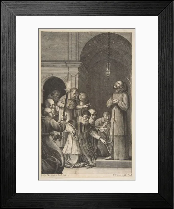 Framed Print : St. Francis (?). n. d. Creator: Pierre Landry Framed Print : St. Francis (?). n. d. Creator: Pierre Landry