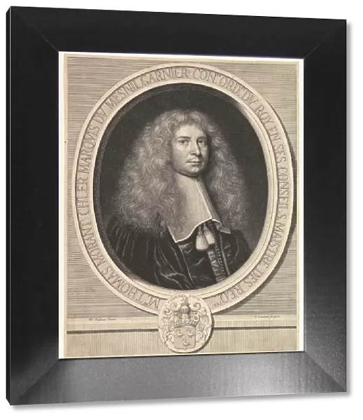 Portrait of the Marquis du Mesnilgarnier, 17th century. Creator: Pierre Lombart