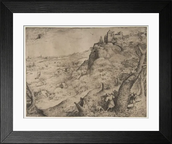 Framed Print : The Rabbit Hunt, 1560. Creator: Pieter Bruegel the Elder