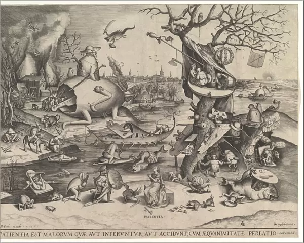 Patience (Patientia), 1557. Creator: Pieter van der Heyden