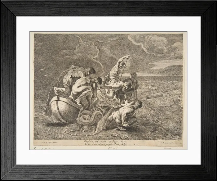 Framed Print : Miraculous Draught of Fish, 1595-1657. Creator: Pieter Soutman Framed Print : Miraculous Draught of Fish, 1595-1657. Creator: Pieter Soutman