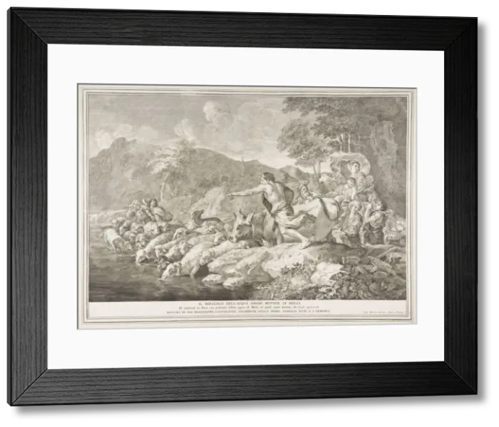 Framed Print : The miracle of the bitter water made sweet (Il Miracolo delle Acque Amare Mutate in Dol Framed Print : The miracle of the bitter water made sweet (Il Miracolo delle Acque Amare Mutate in Dol
